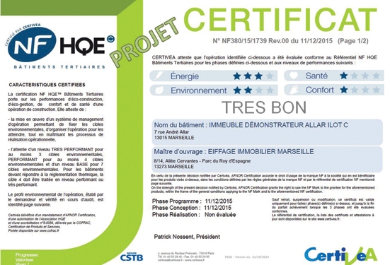 NF HQE Bâtiments tertiaires, la nouvelle certification de Certivea