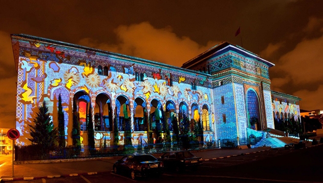 lumières sur les monuments de Casablanca