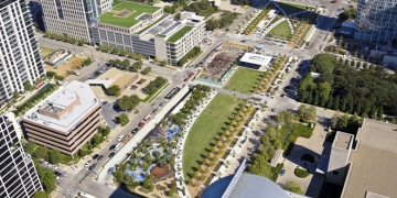Dallas : parc urbain des States