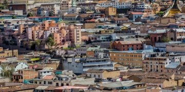 Schne Huser am Rande der Altstadt von Quito