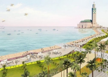 Promenade mosquée Hassan II