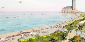Promenade mosquée Hassan II