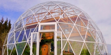 maison dôme géodésique au Norvège