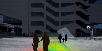 Lumentile : murs bi couleurs