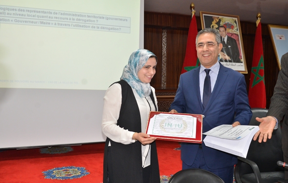 soutenance urbanisme maroc