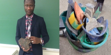 Moussa Thiam crée un ciment à base d’objets recyclés