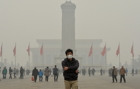 la levure : pollution atmosphérique chine