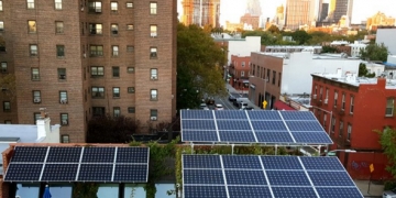 Brooklyn, les habitants peuvent acheter de l’énergie solaire à leurs voisins