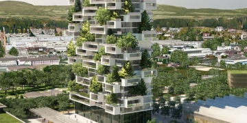 gratte-ciel imaginé pour abriter des usines