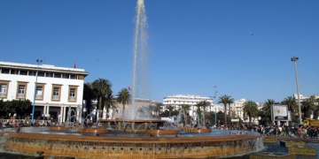 La fontaine emblématique de casablanca