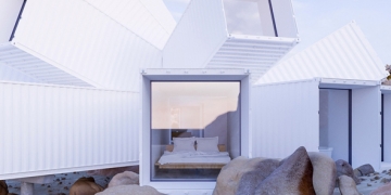 conteneurs pour construire des maisons en californie