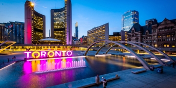 Toronto : ville futuriste par google