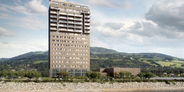 haut bâtiment en bois