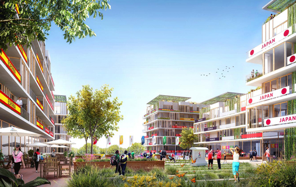 J.O de Paris : village olympique vert