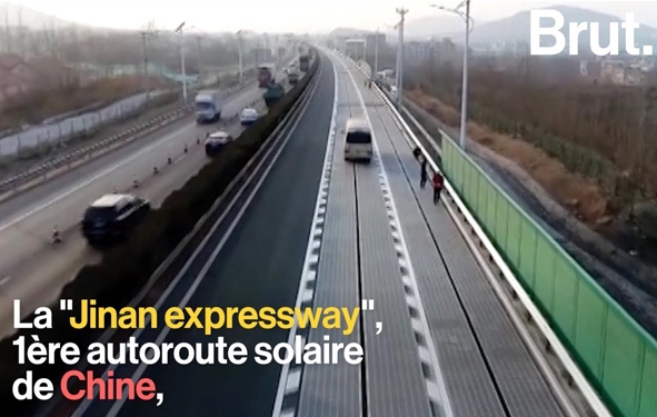 autoroute à énergie solaire