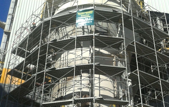 échafaudage métallique