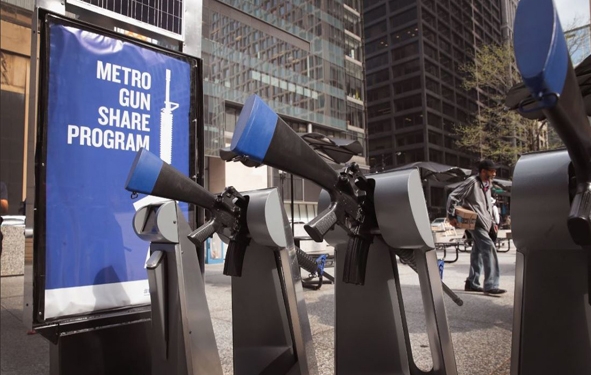 fusils en libre service pour une ville plus amicale !