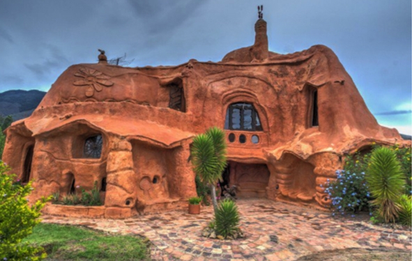 maison en argile