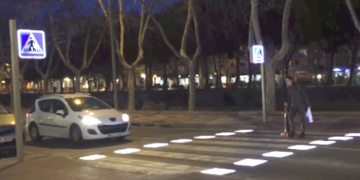 piétons : passage lumineux