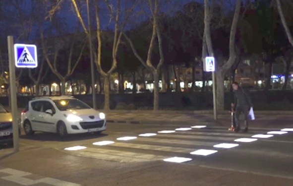 piétons : passage lumineux