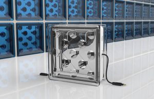 brique solaire en verre