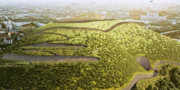 montagne artificielle à Turin
