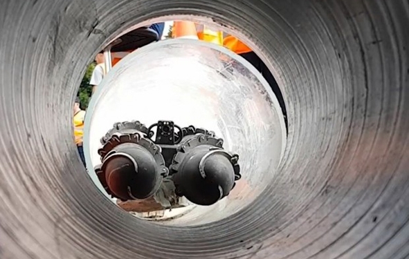 drone pour la vérification de l’état des réseaux d’assainissement