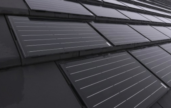 des tuiles terre cuite