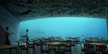 restaurant sous-marin au Norvège
