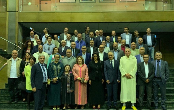 Abdelahad Fassi FEHRI en conclave avec les architectes