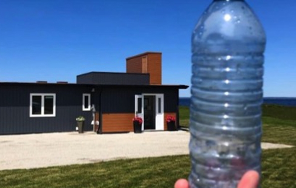 bouteilles recyclées pour construire maison