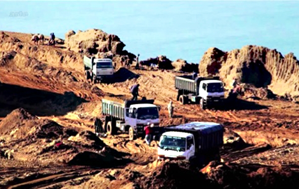 surexploitation du sable