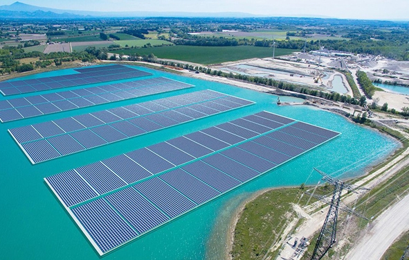 solaire flottant en France