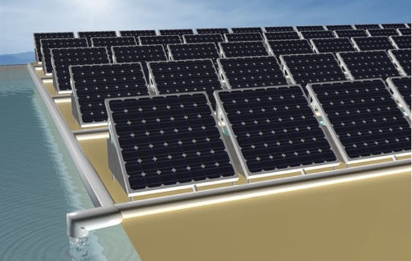 Des panneaux solaires qui transforment l’eau salée en eau potable