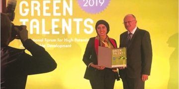 Karima El Azhary : 1ére marocaine gagnante du Prix Green Talents Awards