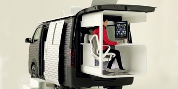 Caravan NV350 Office Pod Concept, le télétravail itinérant selon Nissan