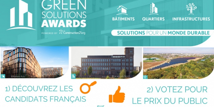 Plus de 100 candidats français aux Green Solutions Awards 2020-21