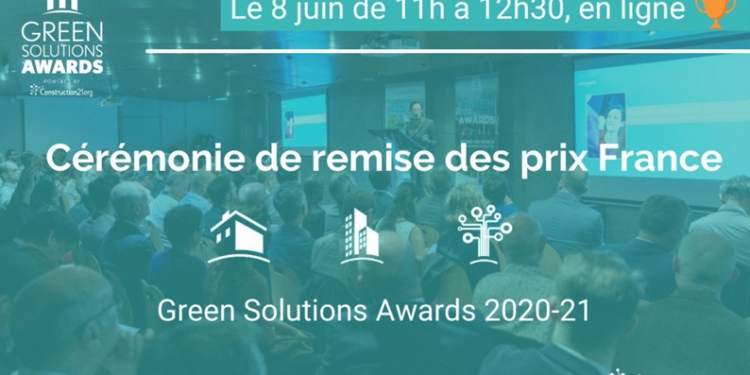Découvrez en direct les gagnants français des Green Solutions Awards 2020-21