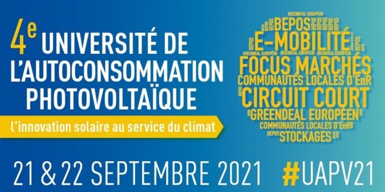 4e Université de l’autoconsommation photovoltaïque