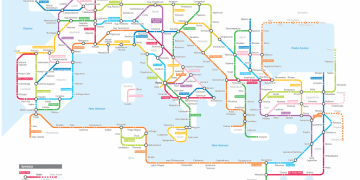 Et si le métro existait à l’époque romaine,à quoi ressemblerait son plan?