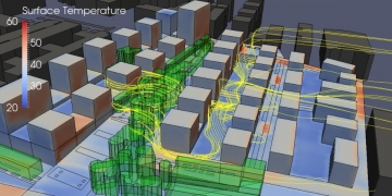 La simulation numérique du climat urbain, outil d’aide à la conception de quartiers résilients face aux vagues de chaleur