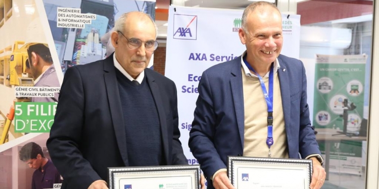 Signature d’une convention de partenariat entre AXA Services Maroc et l’École Marocaine des Sciences de l’Ingénieur (EMSI)