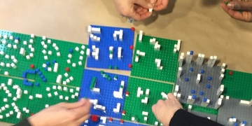 Des jeux urbains autour du sapin !