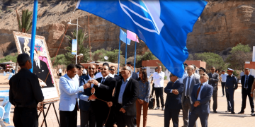 Ciments du Maroc : le pavillon bleu hissé à la plage de Safi Municipale