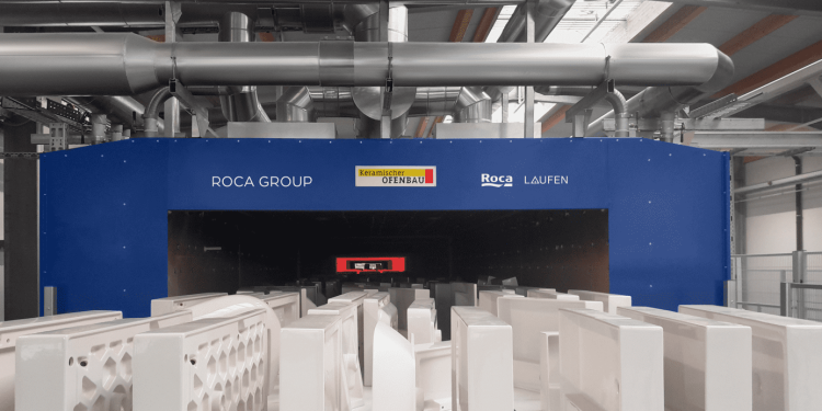 Industrie céramique : inauguration du 1er four tunnel électrique par le Groupe Roca