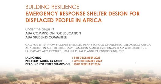 Concours d’architecture pour les étudiants en Afrique