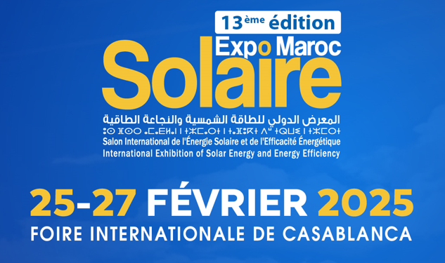 13ème édition de SOLAIRE EXPO MAROC : rendez-vous en février 2025