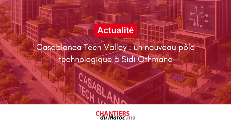 Casablanca Tech Valley : un nouveau pôle technologique à Sidi Othmane (Image générée par intelligence artificielle)